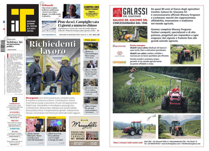 Galassi sul T Quotidiano: 9 pagine intere dedicate alla nostra azienda